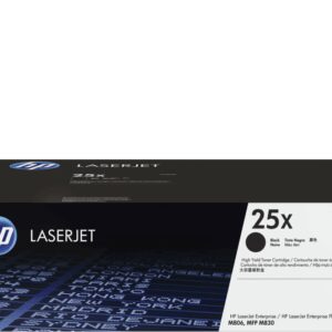 HP 25X High Yield Black Original LaserJet Toner Cartridge cartucho de tóner 1 pieza(s)