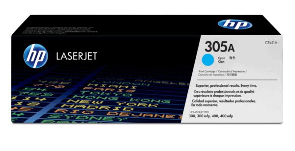 HP 305A Cyan Original LaserJet Toner Cartridge cartucho de tóner 1 pieza(s)