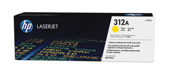 HP 312A Yellow LaserJet Toner Cartridge cartucho de tóner 1 pieza(s) Original