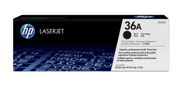 HP 36A Black Original LaserJet Toner Cartridge cartucho de tóner 1 pieza(s)