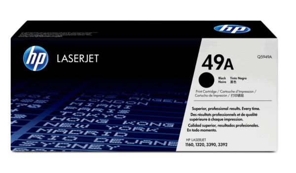 HP 49A Black Original LaserJet Toner Cartridge cartucho de tóner 1 pieza(s)