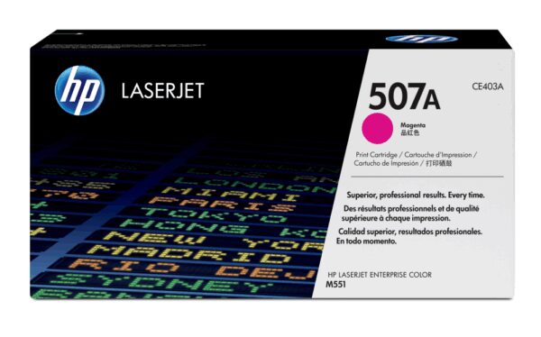 HP 507A Magenta Original LaserJet Toner Cartridge cartucho de tóner 1 pieza(s)