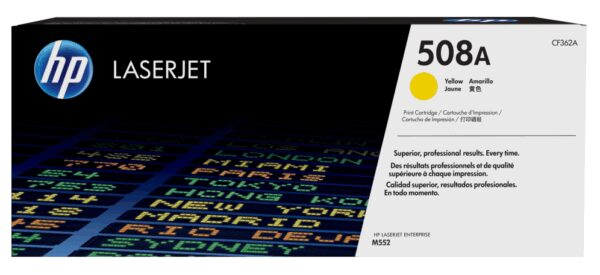 HP 508A Yellow Original LaserJet Toner Cartridge cartucho de tóner 1 pieza(s)