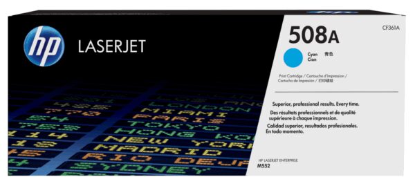 HP 508A Cyan Original LaserJet Toner Cartridge cartucho de tóner 1 pieza(s)
