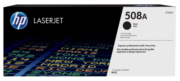 HP 508A Black Original LaserJet Toner Cartridge cartucho de tóner 1 pieza(s)