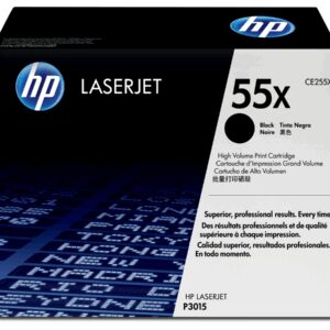 HP 55X High Yield Black Original LaserJet Toner Cartridge cartucho de tóner 1 pieza(s)