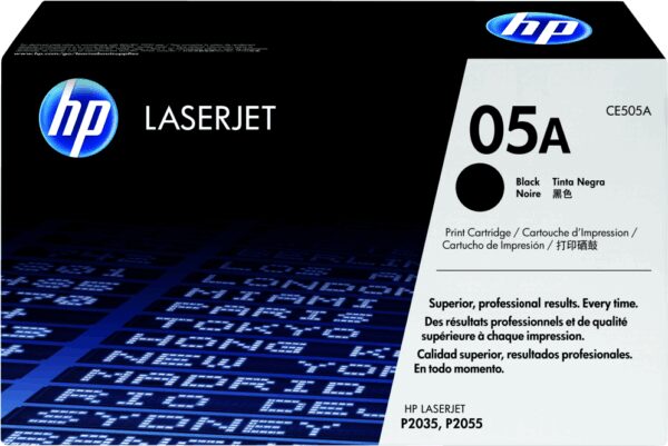 HP 05A Black Original LaserJet Toner Cartridge cartucho de tóner 1 pieza(s)