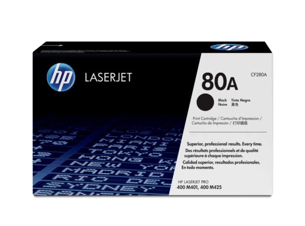 HP 80A Black Original LaserJet Toner Cartridge cartucho de tóner 1 pieza(s)