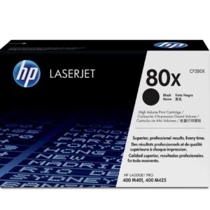 HP 80X High Yield Black Original LaserJet Toner Cartridge cartucho de tóner 1 pieza(s)