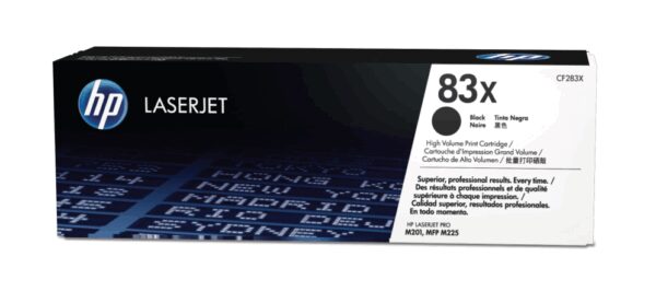 HP 83X High Yield Black Original LaserJet Toner Cartridge cartucho de tóner 1 pieza(s)