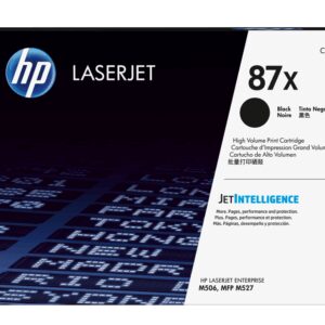 HP 87X High Yield Black Original LaserJet Toner Cartridge cartucho de tóner 1 pieza(s)