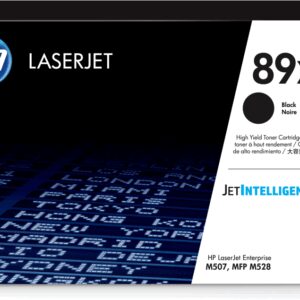 HP 89X High Yield Black Original LaserJet Toner Cartridge cartucho de tóner 1 pieza(s)