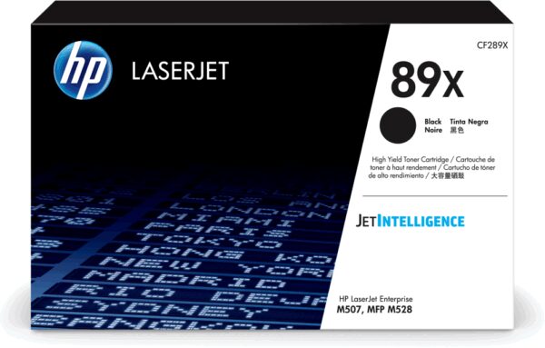 HP 89X High Yield Black Original LaserJet Toner Cartridge cartucho de tóner 1 pieza(s)