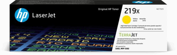 HP 219X High Yield Yellow Original LaserJet Toner Cartridge cartucho de tóner 1 pieza(s)