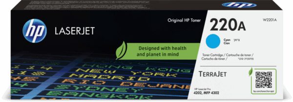 HP 220A Cyan Original LaserJet Toner Cartridge cartucho de tóner 1 pieza(s)