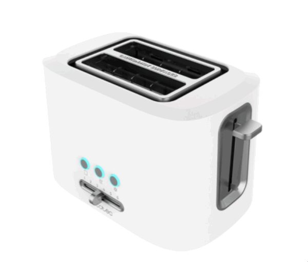Cecotec 03188 tostadora 2 rebanada(s) 980 W Blanco