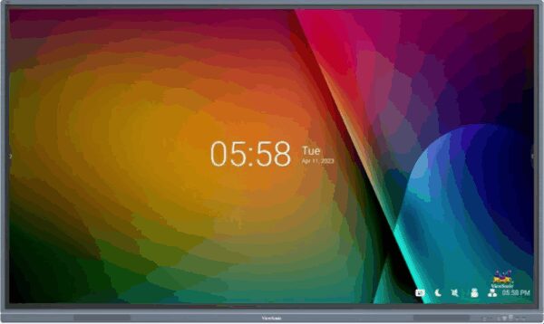 Viewsonic IFP8633-G pantalla de señalización Panel plano interactivo 2,18 m (86") LED Wifi 450 cd / m² 4K Ultra HD Negro Pantalla táctil Procesador incorporado Android 11