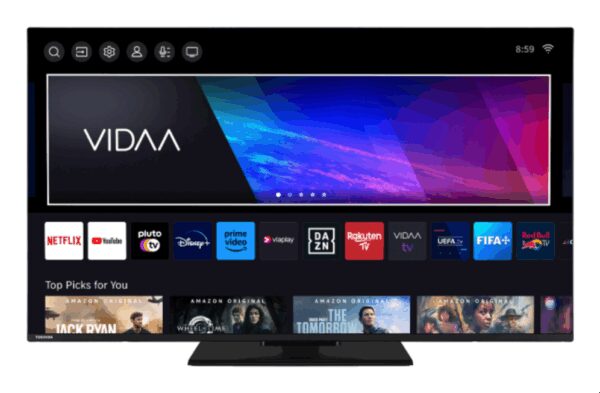 Toshiba 65UV3463DG Televisor 165,1 cm (65") 4K Ultra HD Smart TV Negro 275 cd / m²