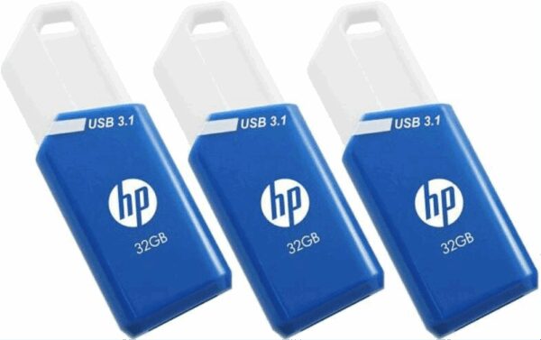 PNY x755w Triple Pack unidad flash USB 32 GB USB tipo A 3.2 Gen 1 (3.1 Gen 1) Azul, Blanco