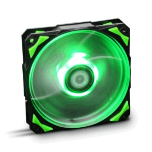 NOX Hummer H-Fan LED Carcasa del ordenador Ventilador 12 cm Negro, Verde, Blanco