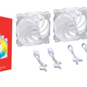 XPG VENTO 120 ARGB PWM Carcasa del ordenador Ventilador 12 cm Blanco 3 pieza(s)