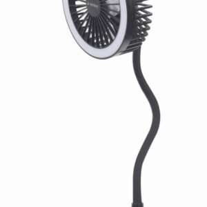 Gembird TA-WPC10-LEDFAN-01 ventilador Negro