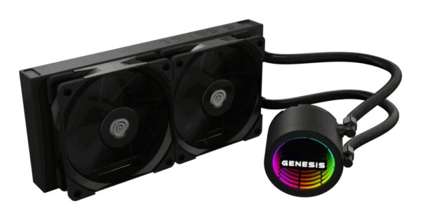 GENESIS NLG-2318 sistema de refrigeración para ordenador Carcasa del ordenador Kit de refrigeración líquida Negro