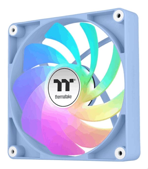 Thermaltake Fan Hydrangea Blue CT120 Carcasa del ordenador Ventilador 12 cm Azul, Blanco 2 pieza(s)