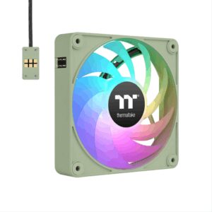 Thermaltake CL-F196-PL12MG-A sistema de refrigeración para ordenador Carcasa del ordenador Ventilador 12 cm Verde 3 pieza(s)