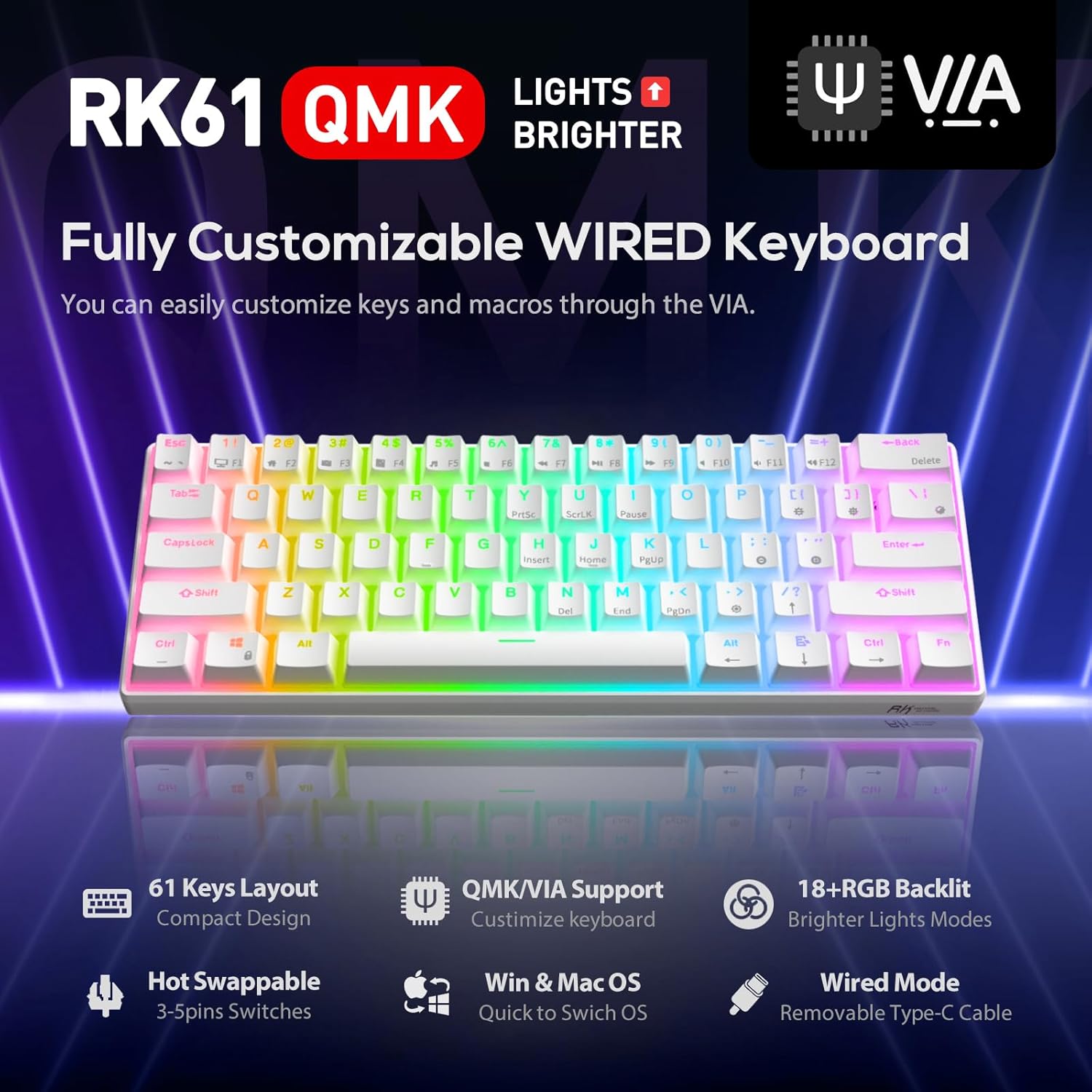 Royal Kludge RK61 — Review Teclado Mecánico en detalle