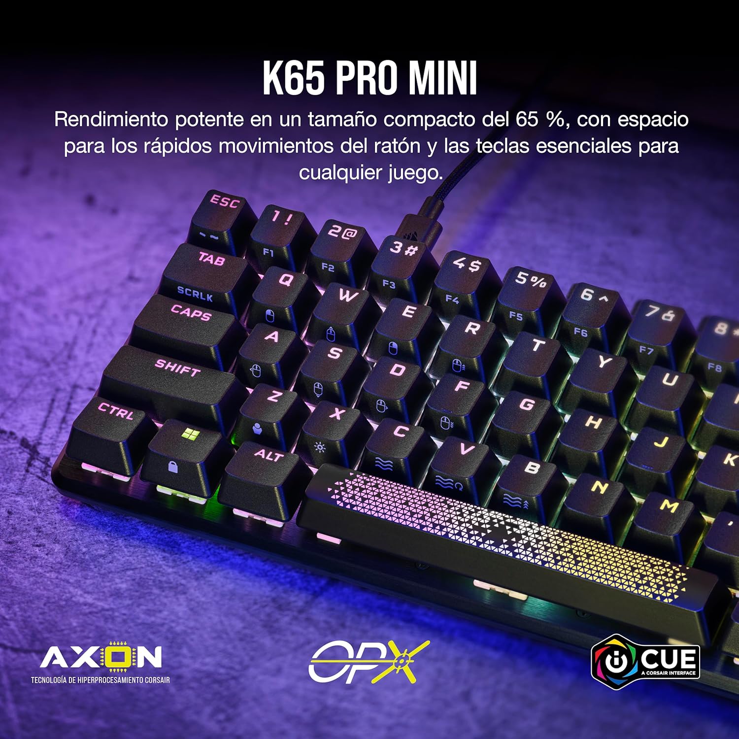 Corsair K65 — Review Teclado Mecánico en detalle