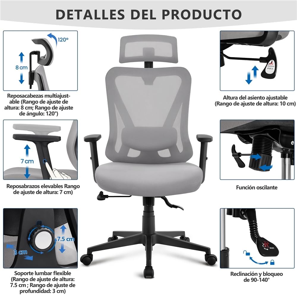 Diseño de Ticova Ergonomic 3D: Reseña de la Silla Definitiva para tu Espalda