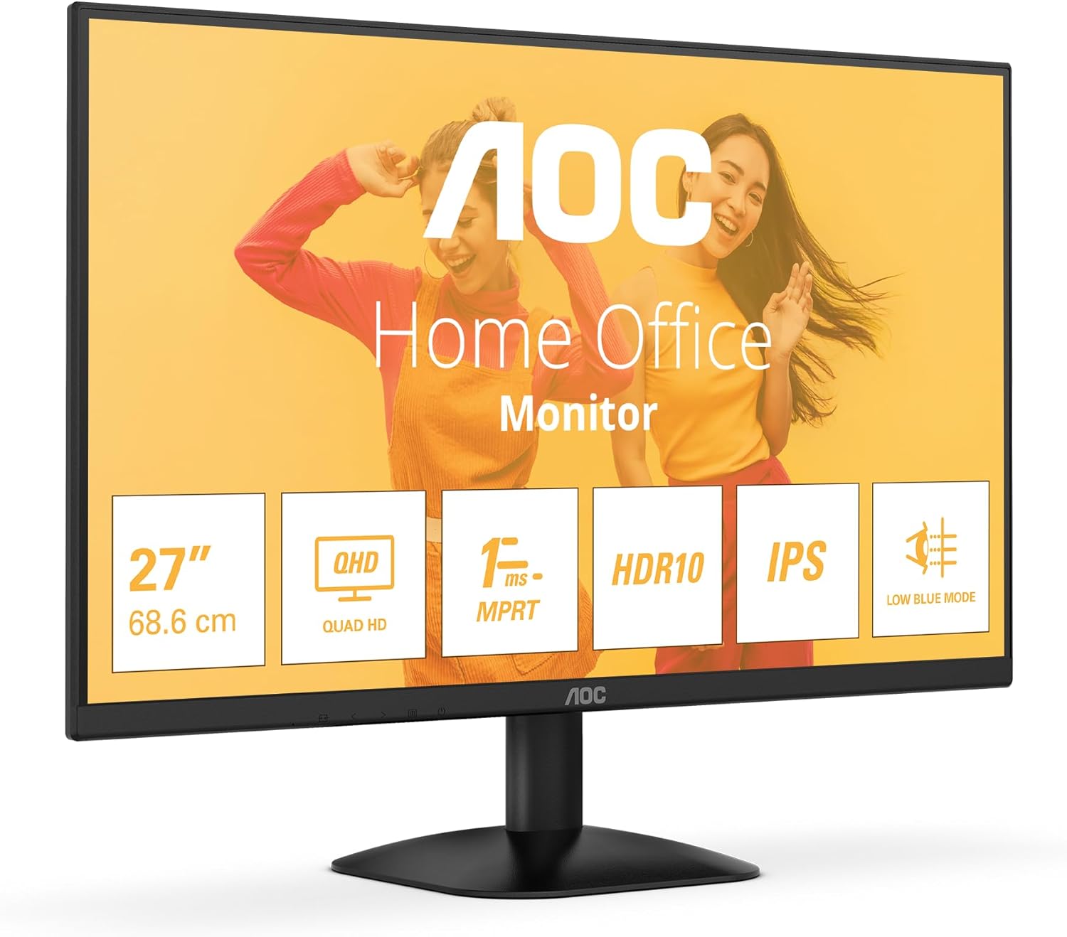 AOC Q27B35E monitor 27 pulgadas QHD IPS HDR10 teletrabajo precio asequible