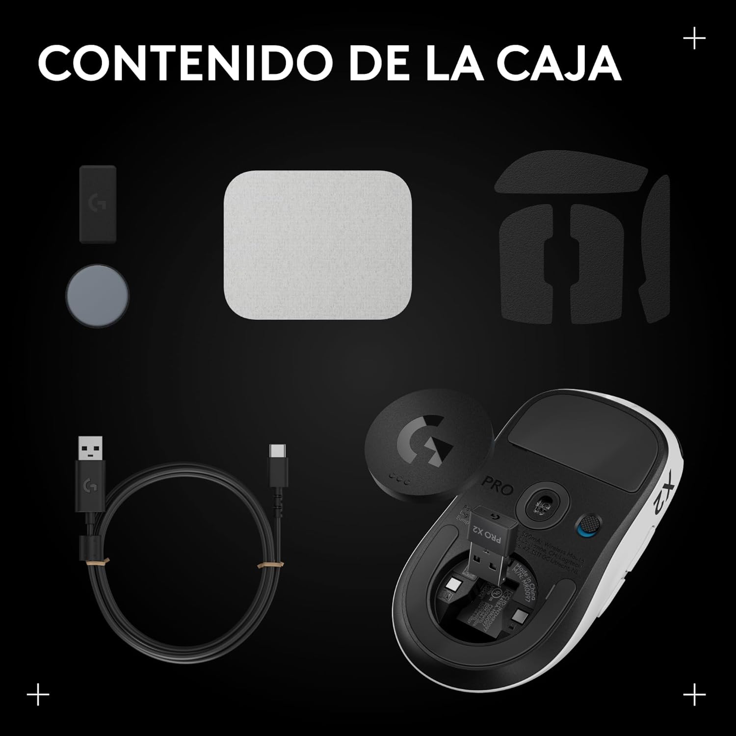 Diseo lateral del Logitech G PRO X2 SUPERSTRIKE