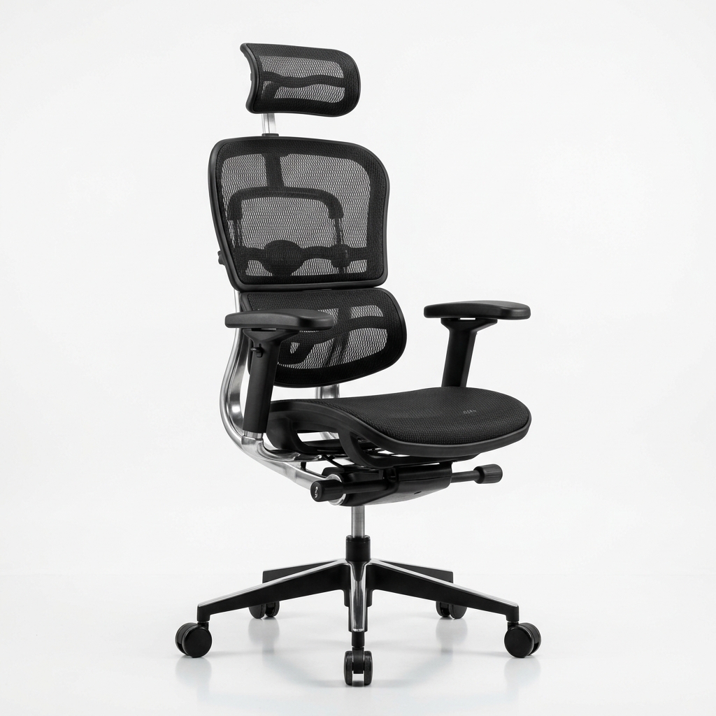 Silla Ergonómica Songmics OBN86BK de malla